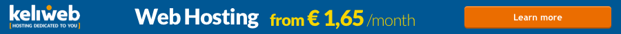 Keliweb: Web Hosting from 1.65 euros per month