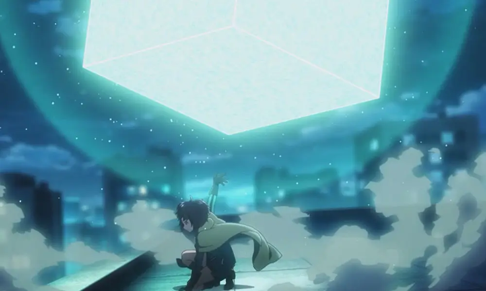 Screenshot di World Trigger che mostra Chika mentre usa Meteora