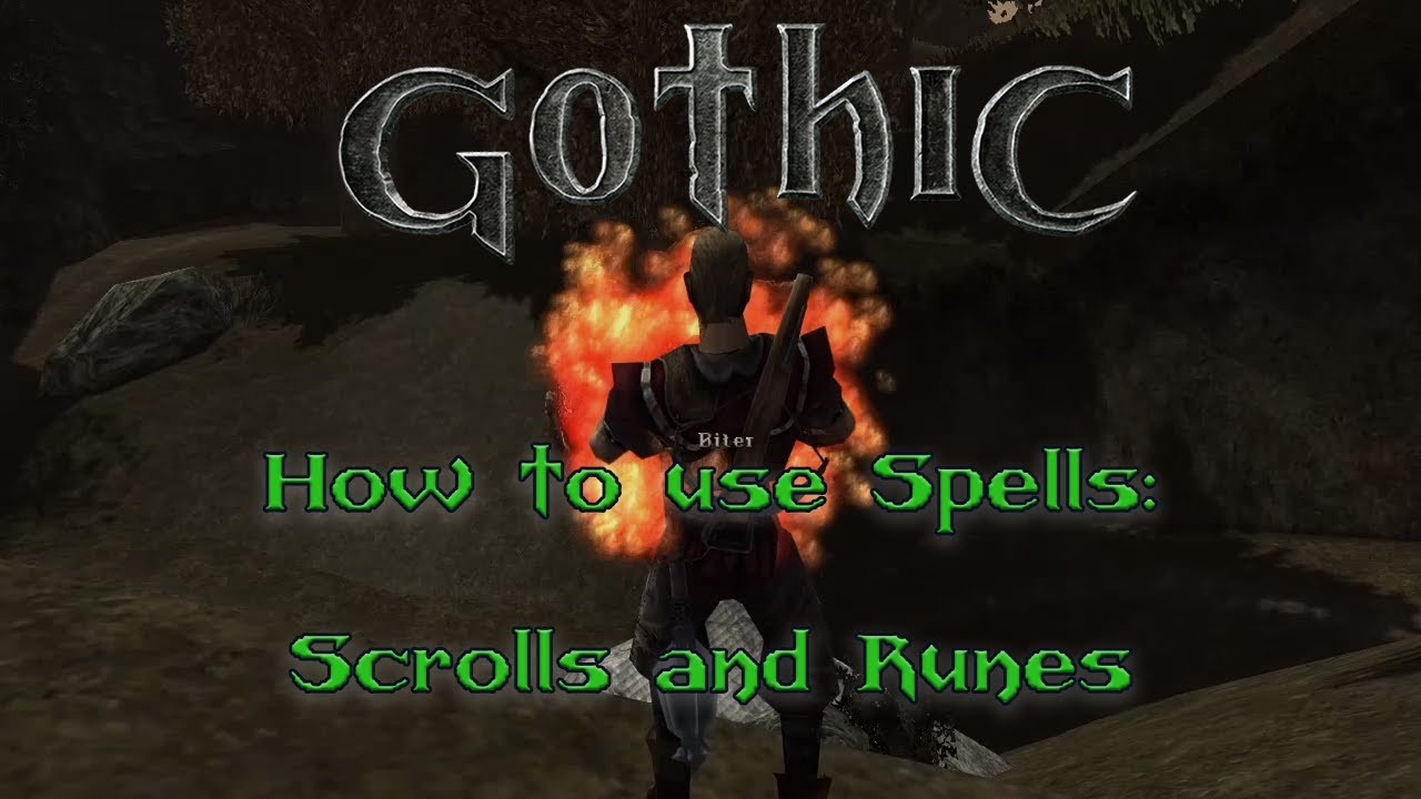 Gothic 1: Come usare gli incantesimi, pergamene e rune - Gothic tutorials