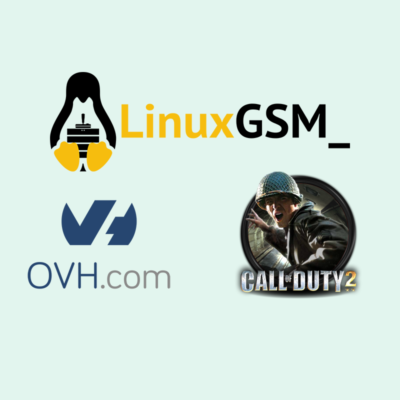 Linux GSM: Creating Call of Duty 2 server with mods on OVH Debian VPS