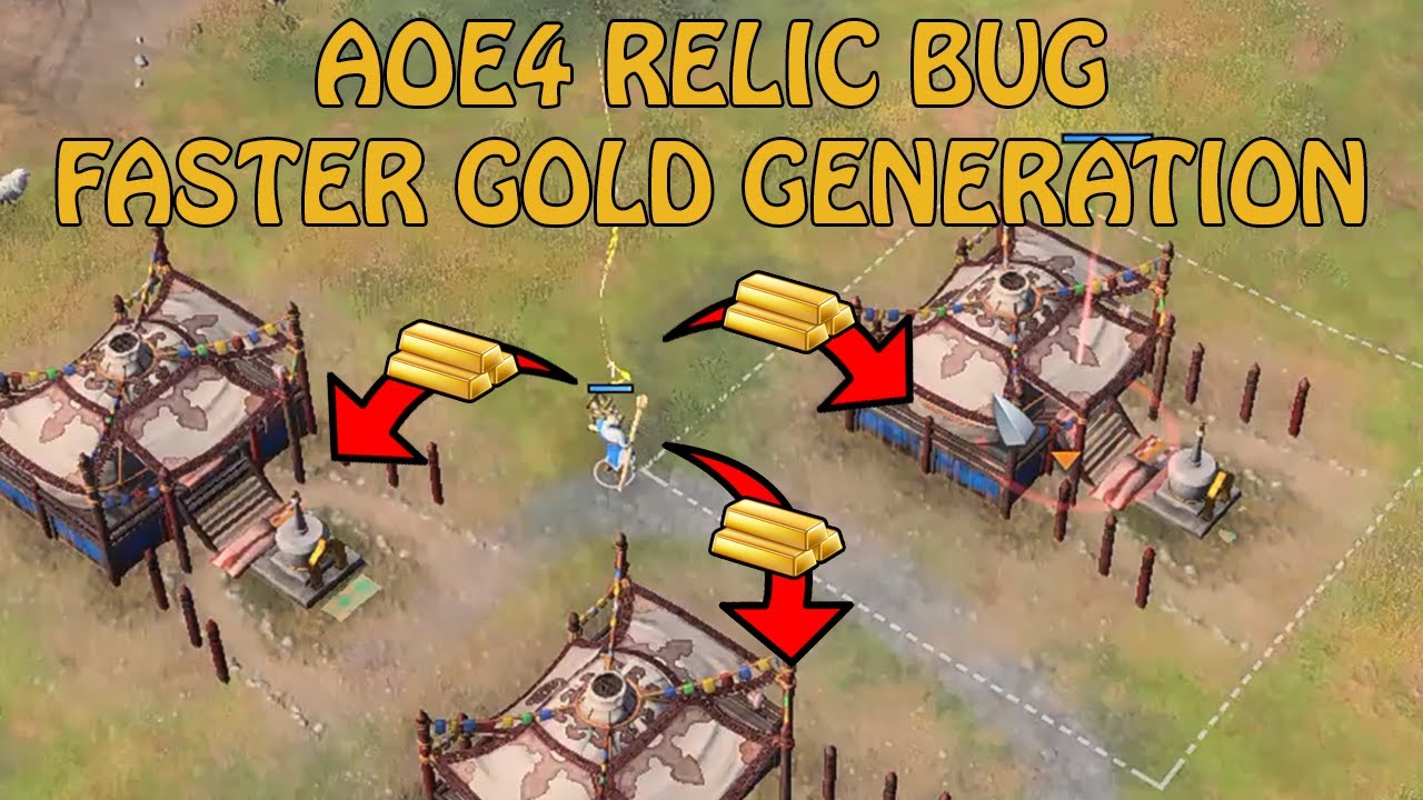Age of Empires 4 - How to get gold faster with a Relic Bug Exploit